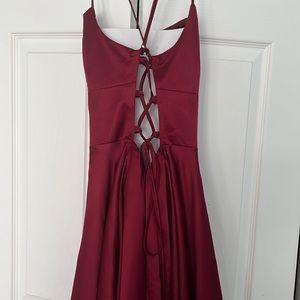 Windsor short satin dress